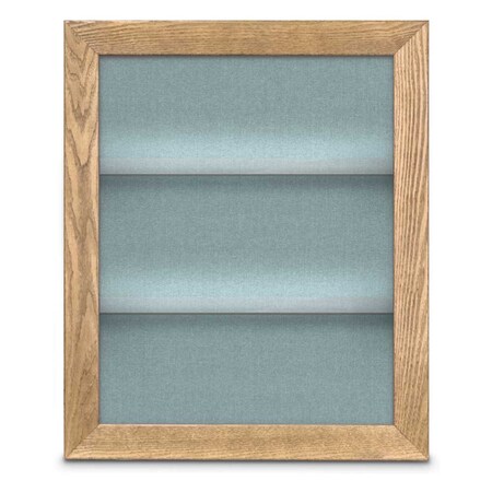 United Visual Products Outdoor Enclosed Combo Board, 42"x32", Gold Frame/Green & Apricot UVCB4232ODG-GREEN-APRICOT